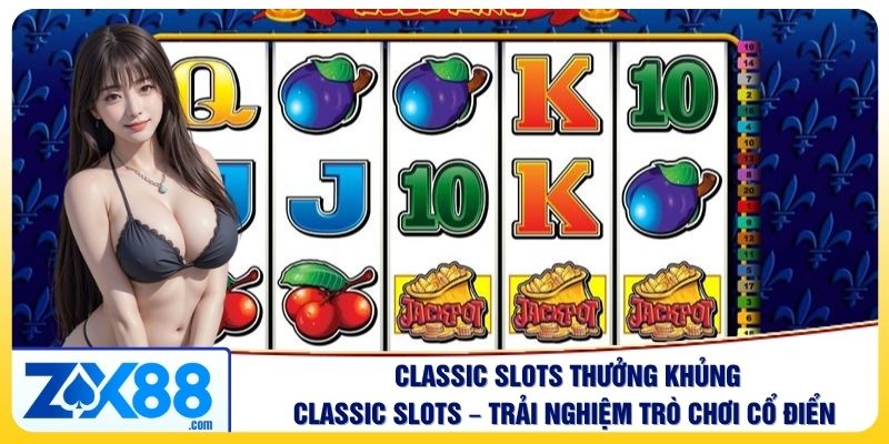 Classic Slots – Trải Nghiệm Trò Chơi Quay Thưởng 2025